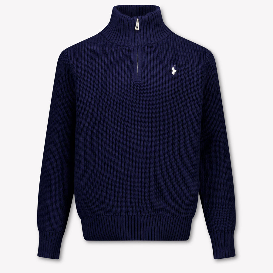 Ralph Lauren Kinder Jungen Pullover rein Marineblau