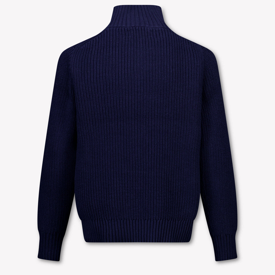 Ralph Lauren Kinder Jungen Pullover rein Marineblau