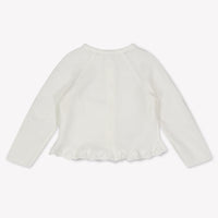 Tartine Et Chocolat Baby Girls Cardigan In OffWhite