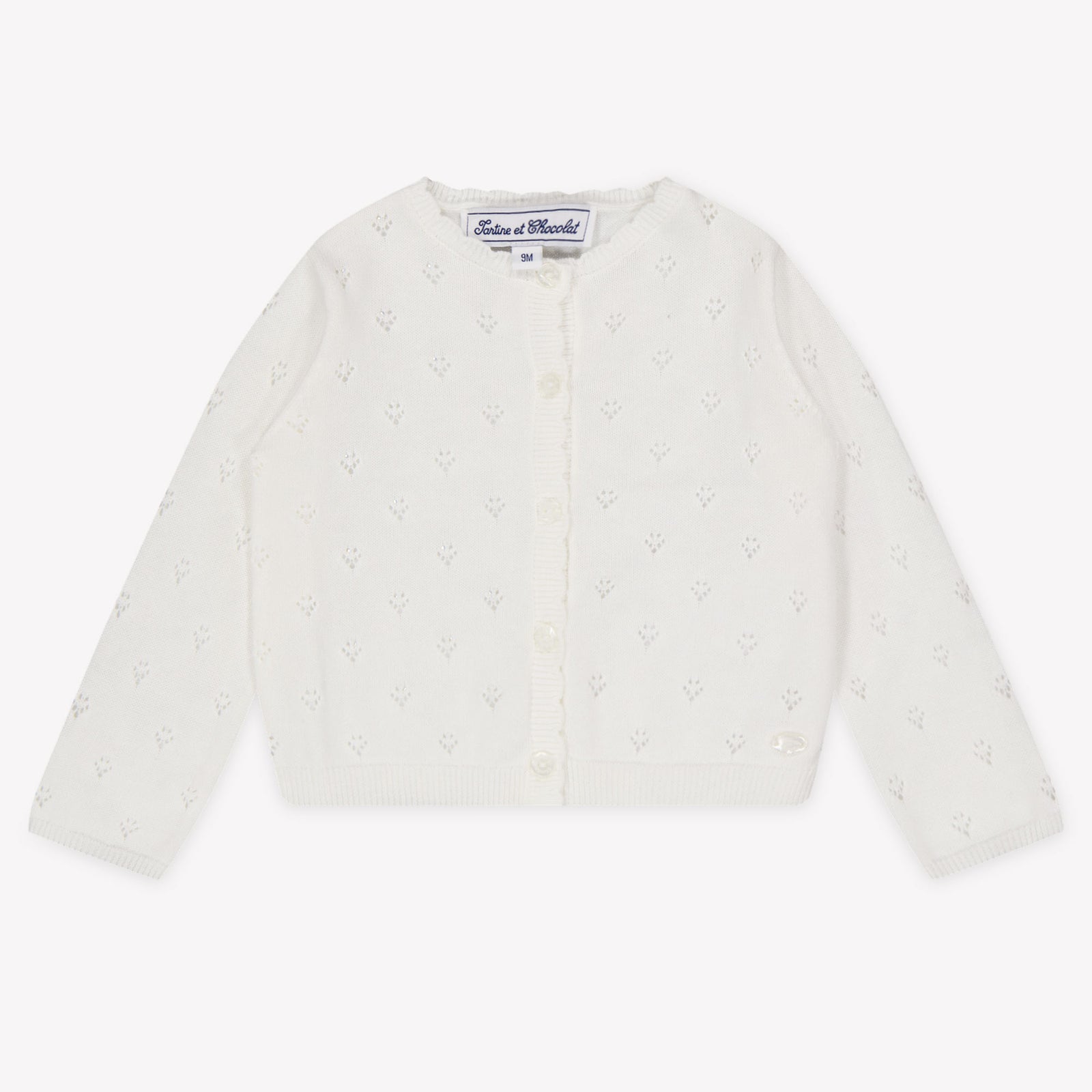 Tartine Et Chocolat Baby Ragazze Cardigan dentro Bianco