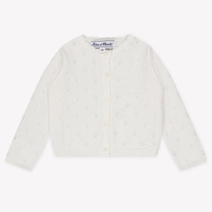 Tartine Et Chocolat Baby Girls Cardigan In White
