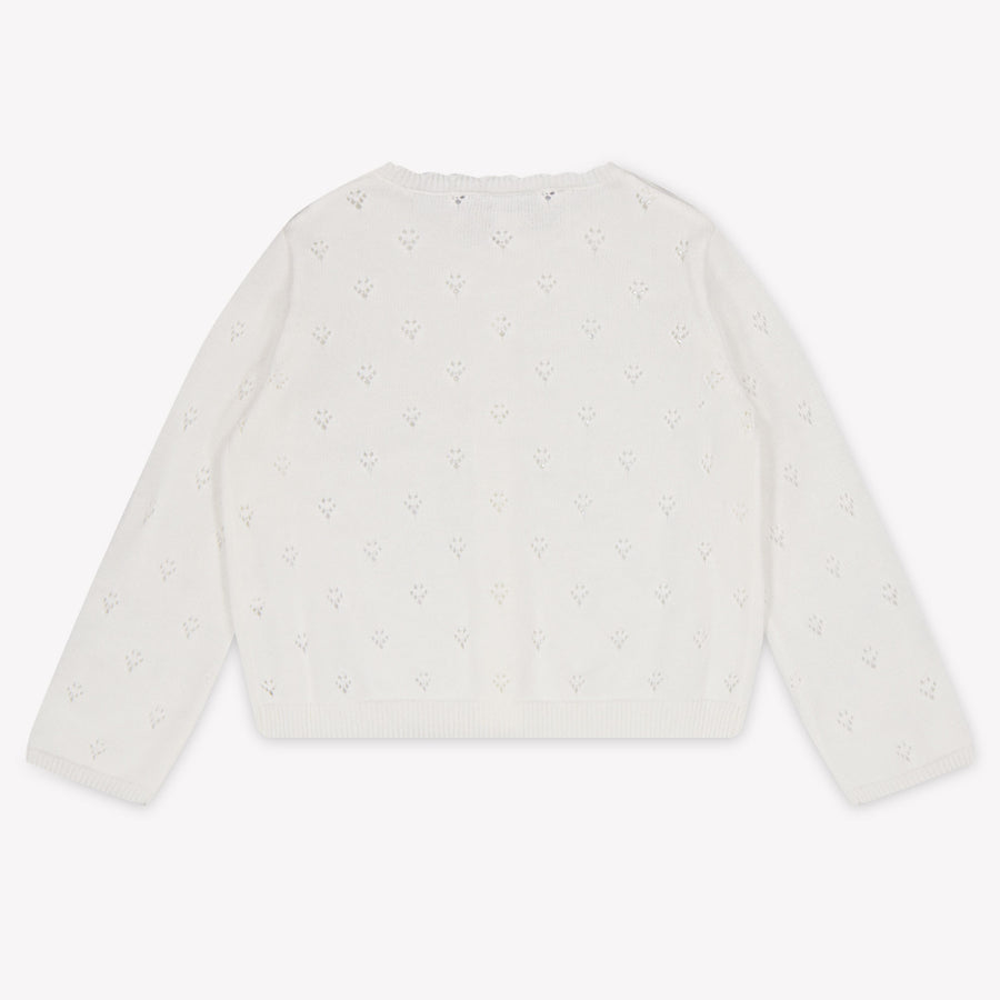 Tartine Et Chocolat Baby Girls Cardigan In White
