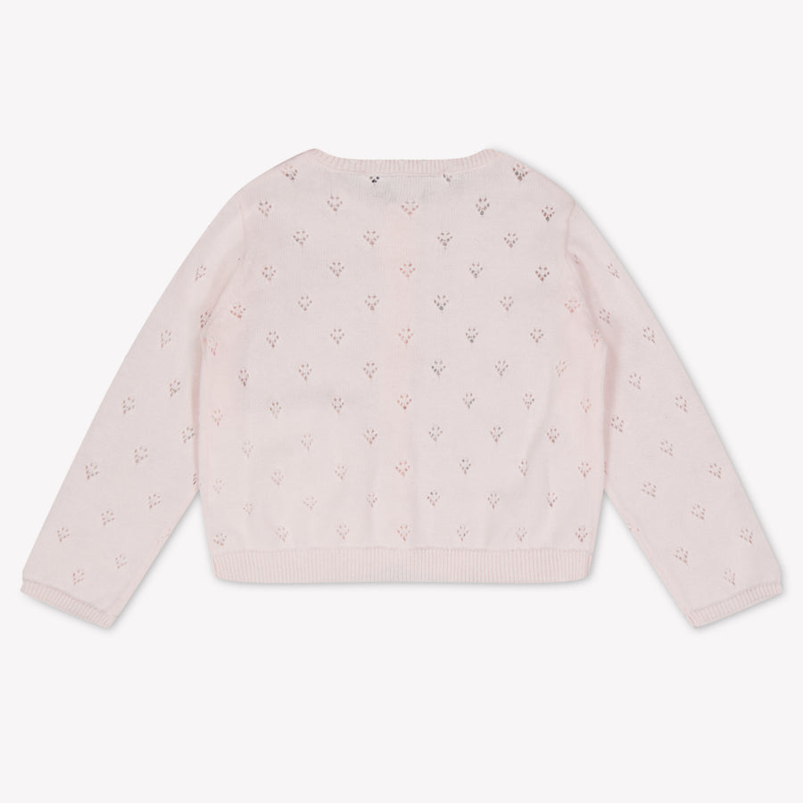 Tartine Et Chocolat Baby Girls Cardigan In Light Pink