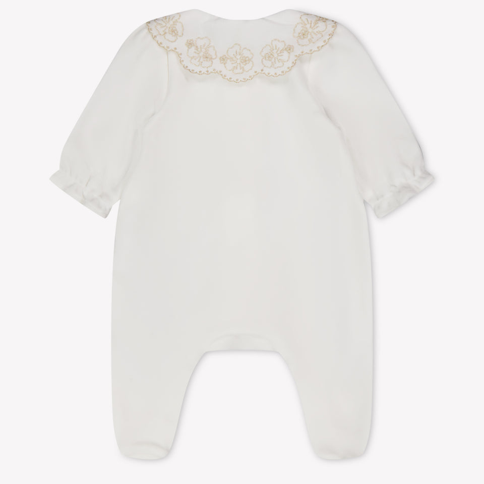 Tartine et Chocolat Baby Mädchen Spielanzug In Weiß