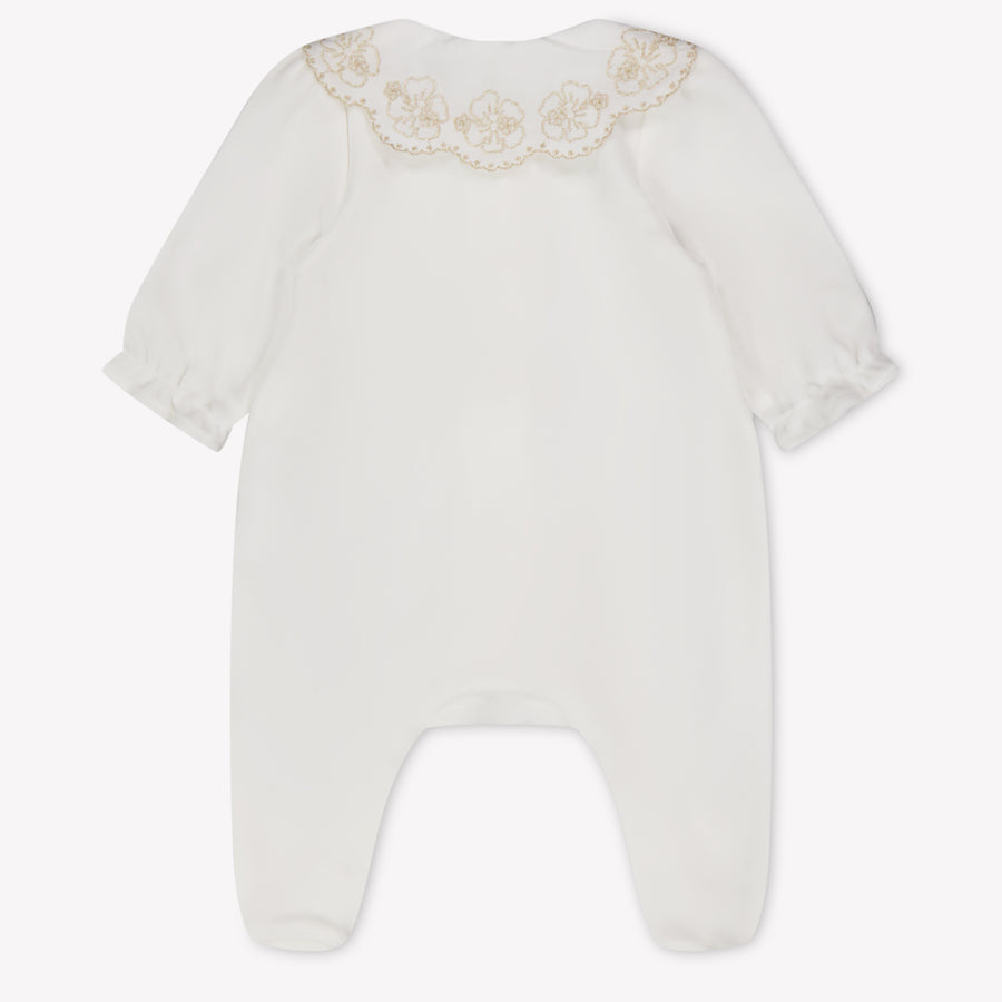 Tartine Et Chocolat Baby Girls Playsuit In White