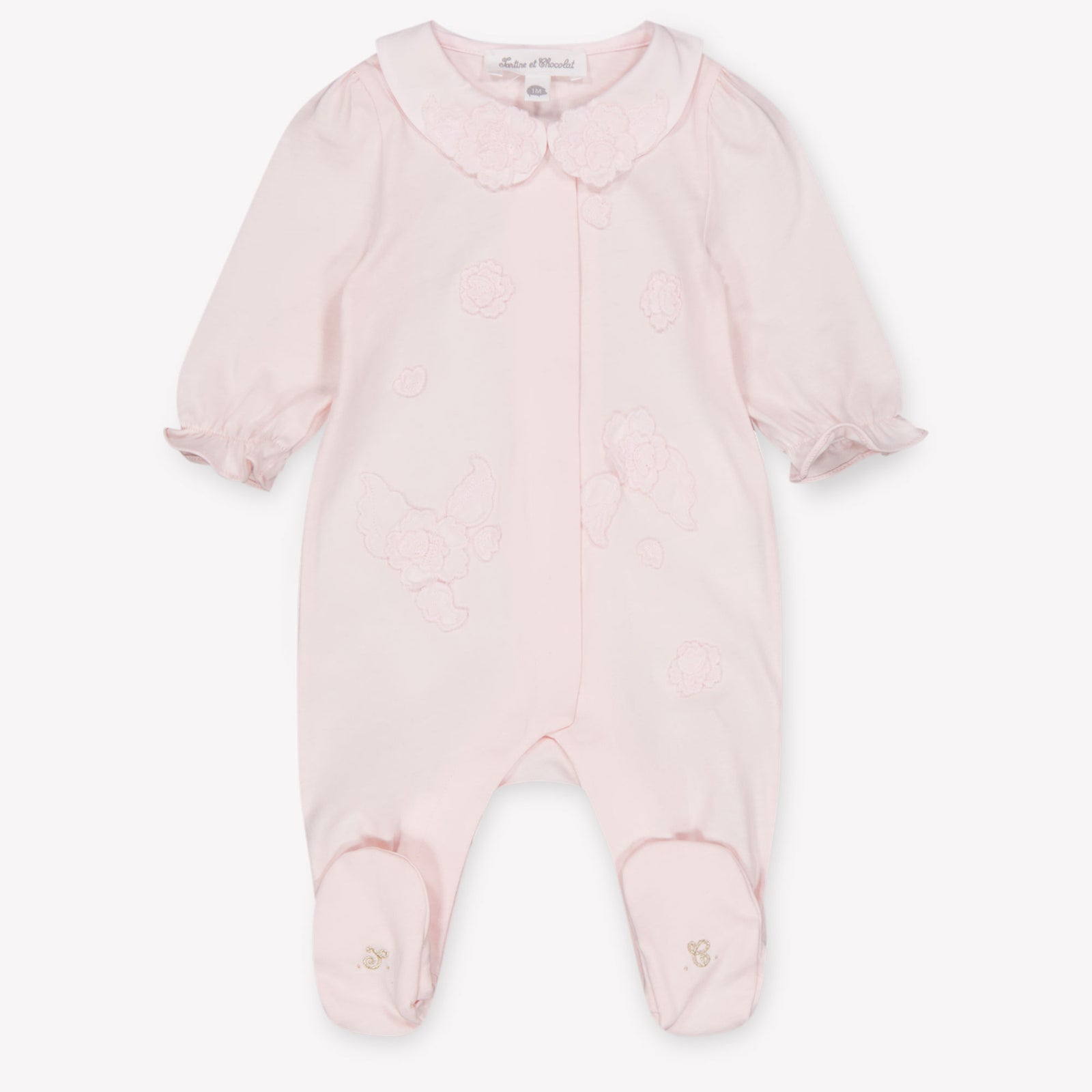 Tartine Et Chocolat Baby Girls Playsuit In Light Pink