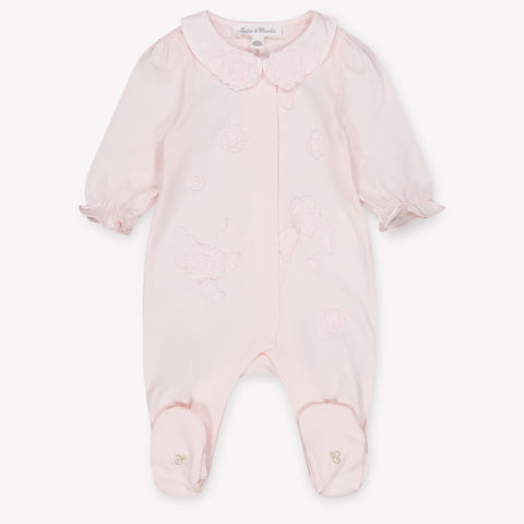 Tartine Et Chocolat Baby Girls Playsuit In Light Pink
