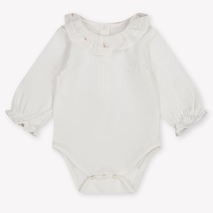 Tartine Et Chocolat Baby Girls Romper In White