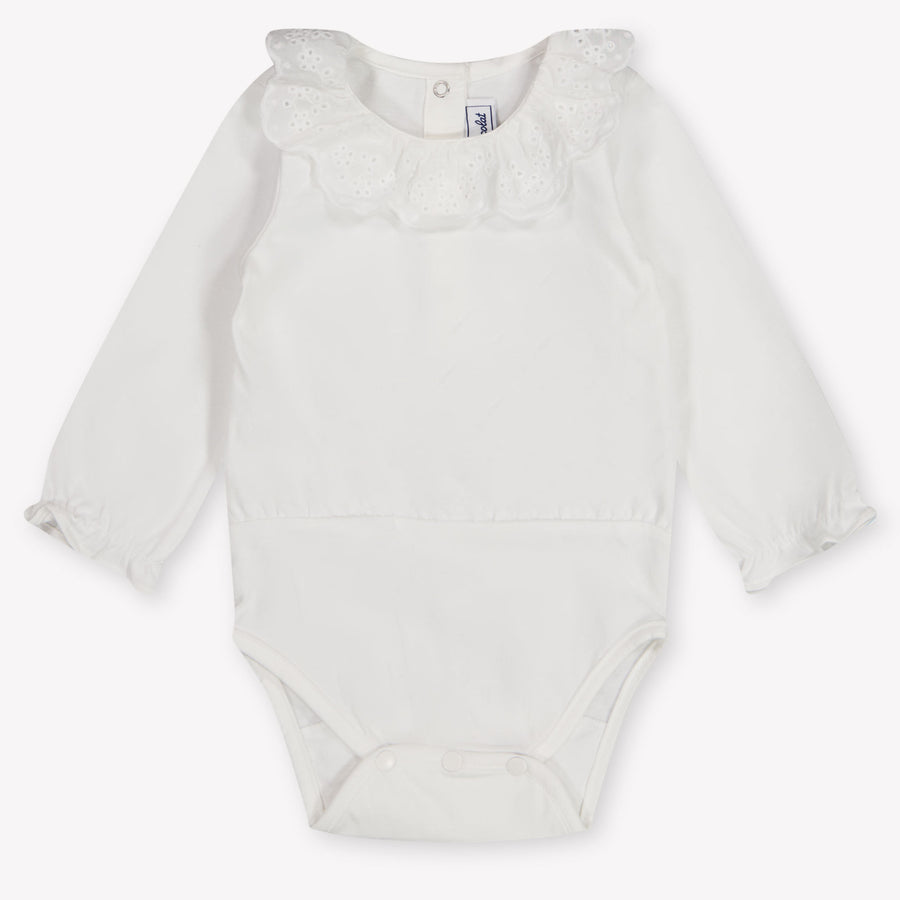Tartine Et Chocolat Baby Girls Romper In White