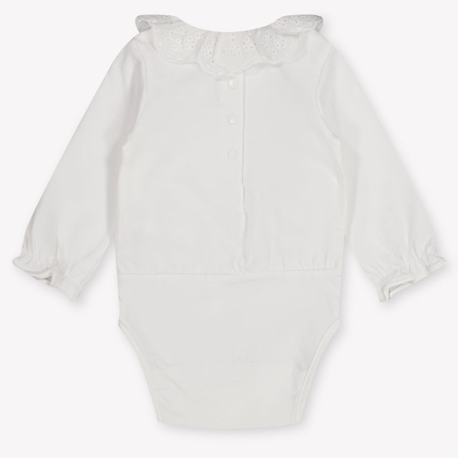 Tartine Et Chocolat Baby Girls Romper In White