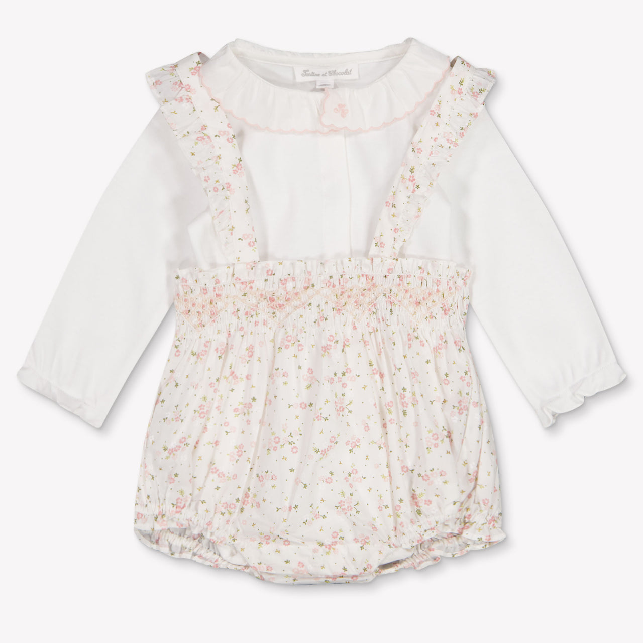 Tartine Et Chocolat Bébé Filles Combishort dans Blanc