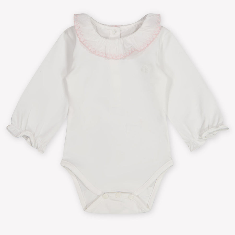 Tartine Et Chocolat Baby Girls Romper In White
