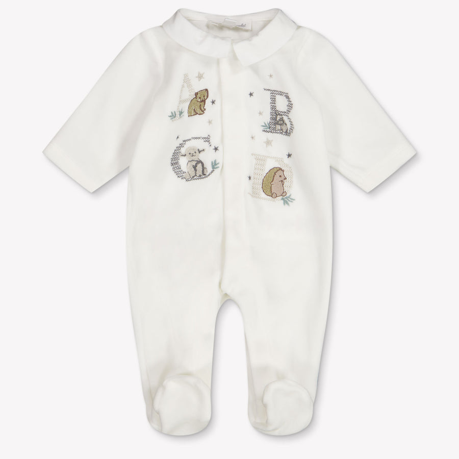 Tartine et Chocolat Baby Jungen Strampler in Weiß
