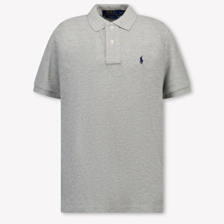 Ralph Lauren Bambini Ragazzi Polo In Grigio Chiaro