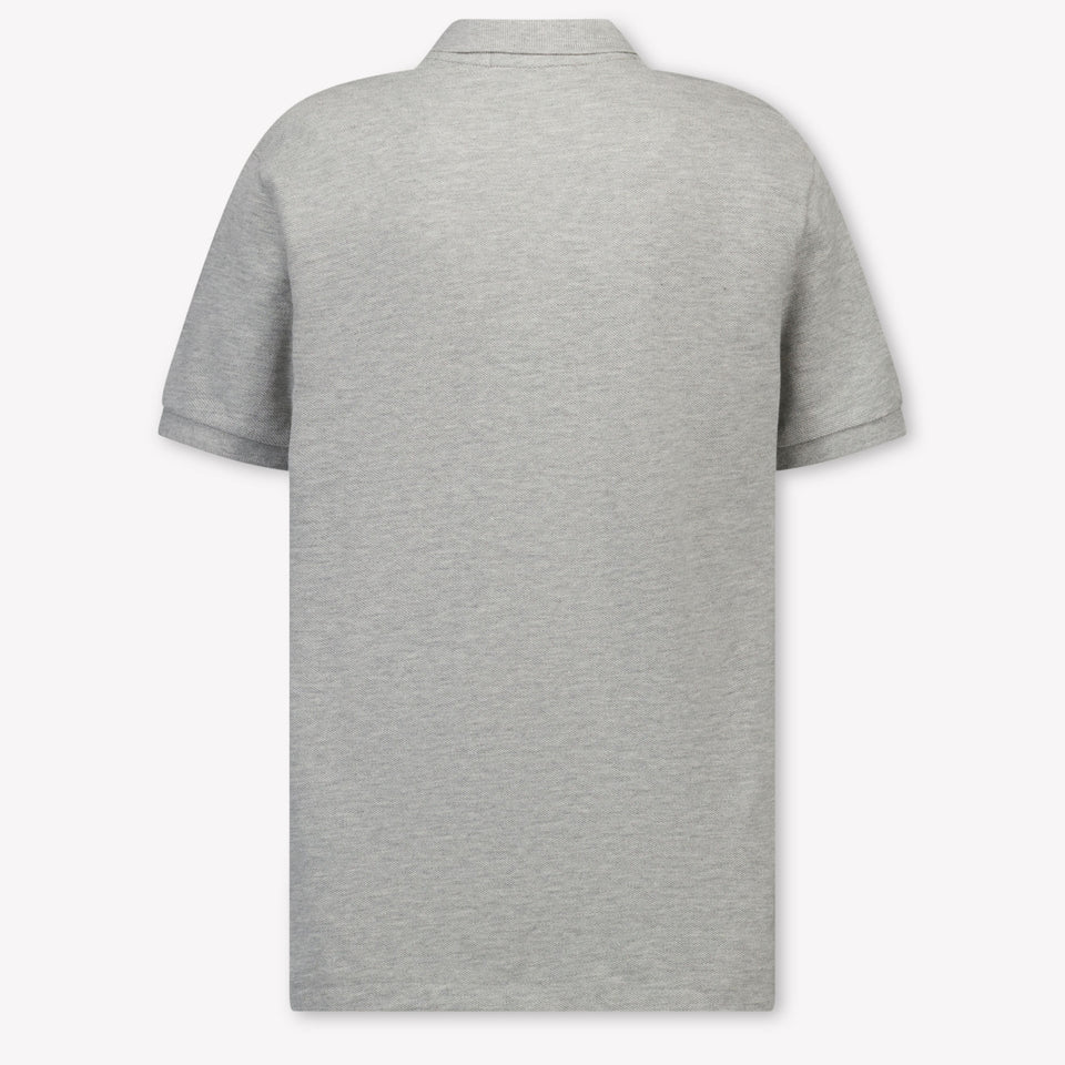 Ralph Lauren Enfants Garçons Polo En Gris Clair