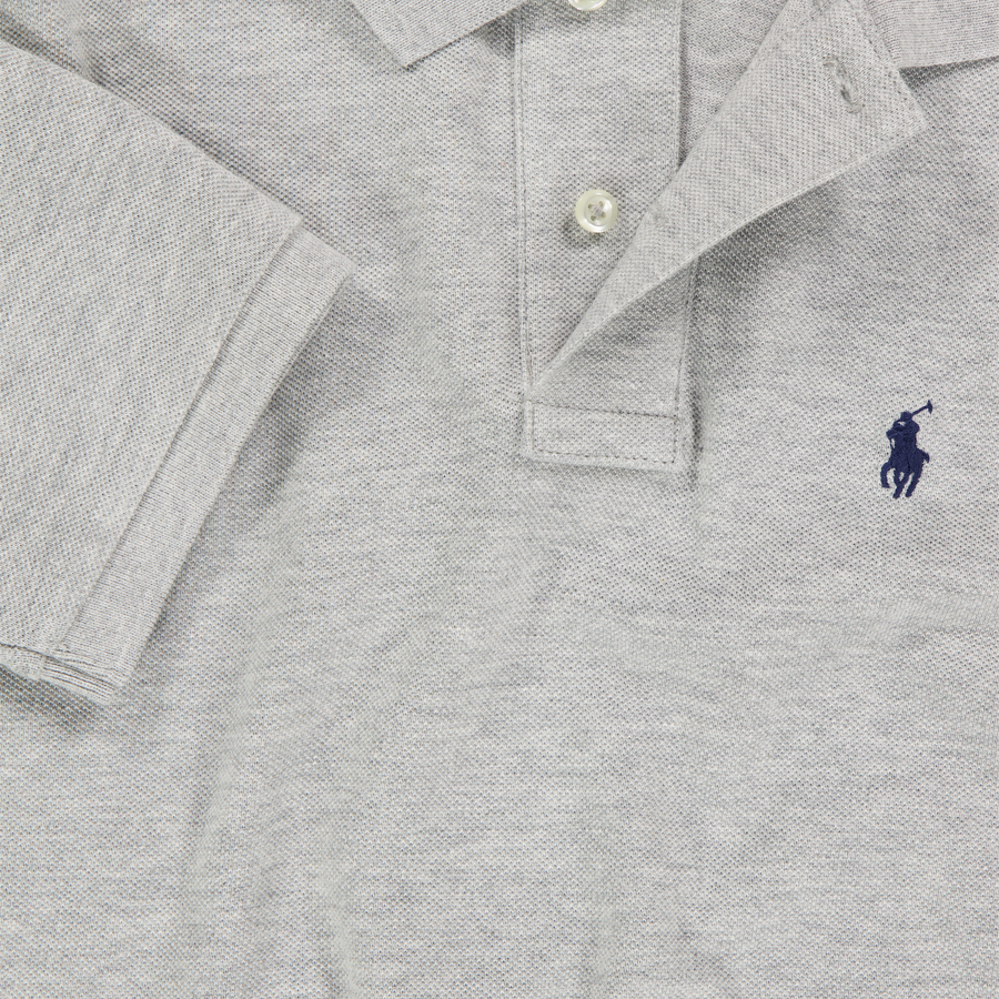 Ralph Lauren Bambini Ragazzi Polo In Grigio Chiaro