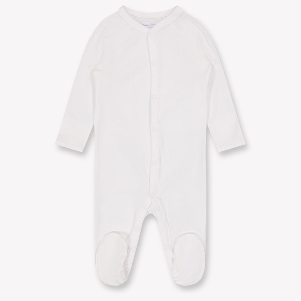 Ralph Lauren Baby-Unisex Spielanzug In Weiß