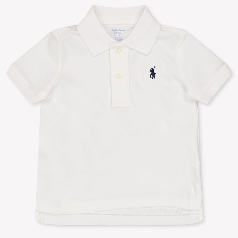 Ralph Lauren Bébé Garçons Polo En Blanc
