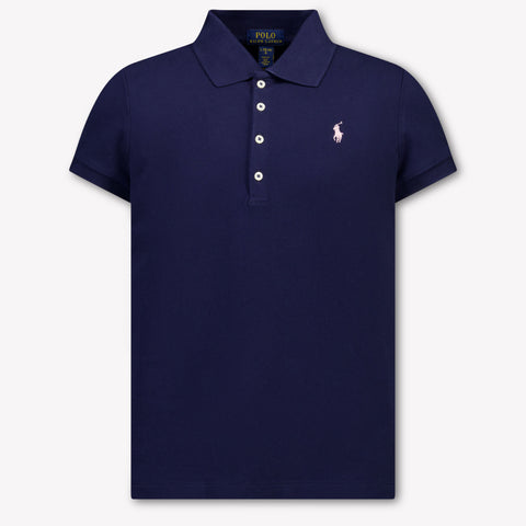 Ralph Lauren niños Chicas polo en Navy