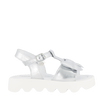 Kids di Andrea Montelpare Ragazze Sandali Argento