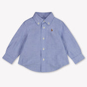 Ralph Lauren Baby Boys Blouse In Light Blue