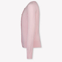Ralph Lauren niños Chicas Cárdigan en Rosa claro