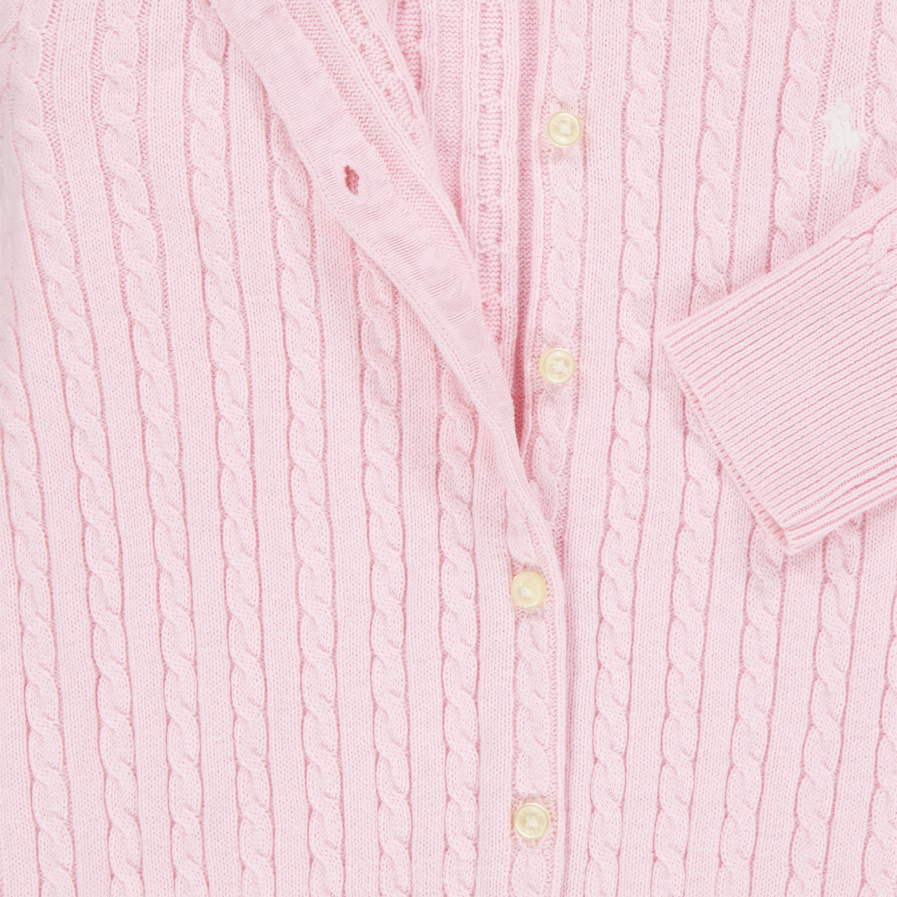 Ralph Lauren niños Chicas Cárdigan en Rosa claro