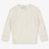 Ralph Lauren Bébé Filles Cardigan en blanc cassé
