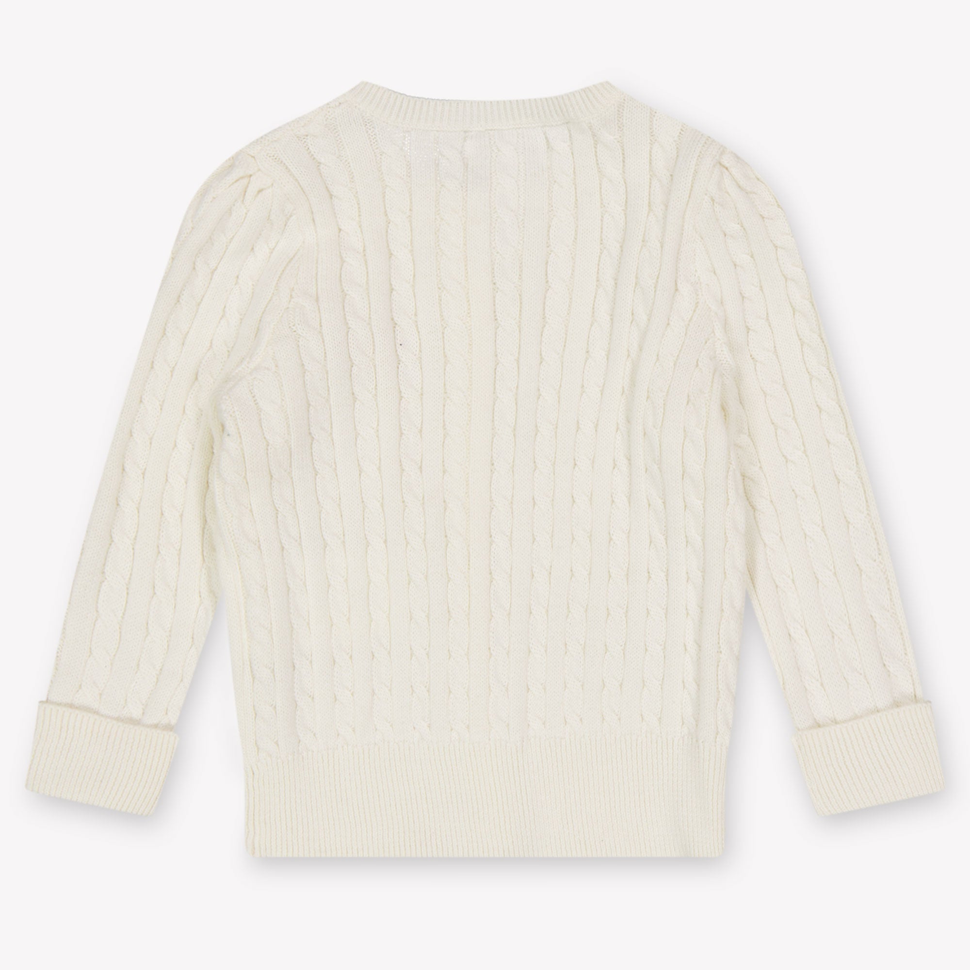 Ralph Lauren bebe Chicas Cárdigan en Blanco Roto