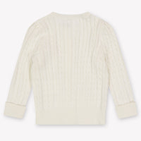 Ralph Lauren Baby Mädchen Strickjacke In Grauweiß