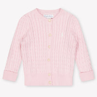 Ralph Lauren Bébé Filles Cardigan en Rose Léger