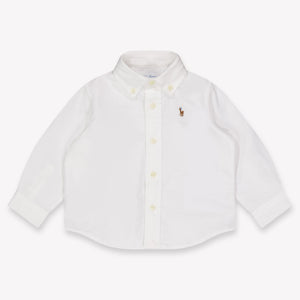 Ralph Lauren bebe Chicos Blusa En Blanco