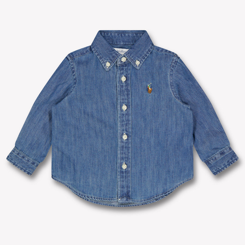 Ralph Lauren Bambino Ragazzi Camicetta dentro Blu