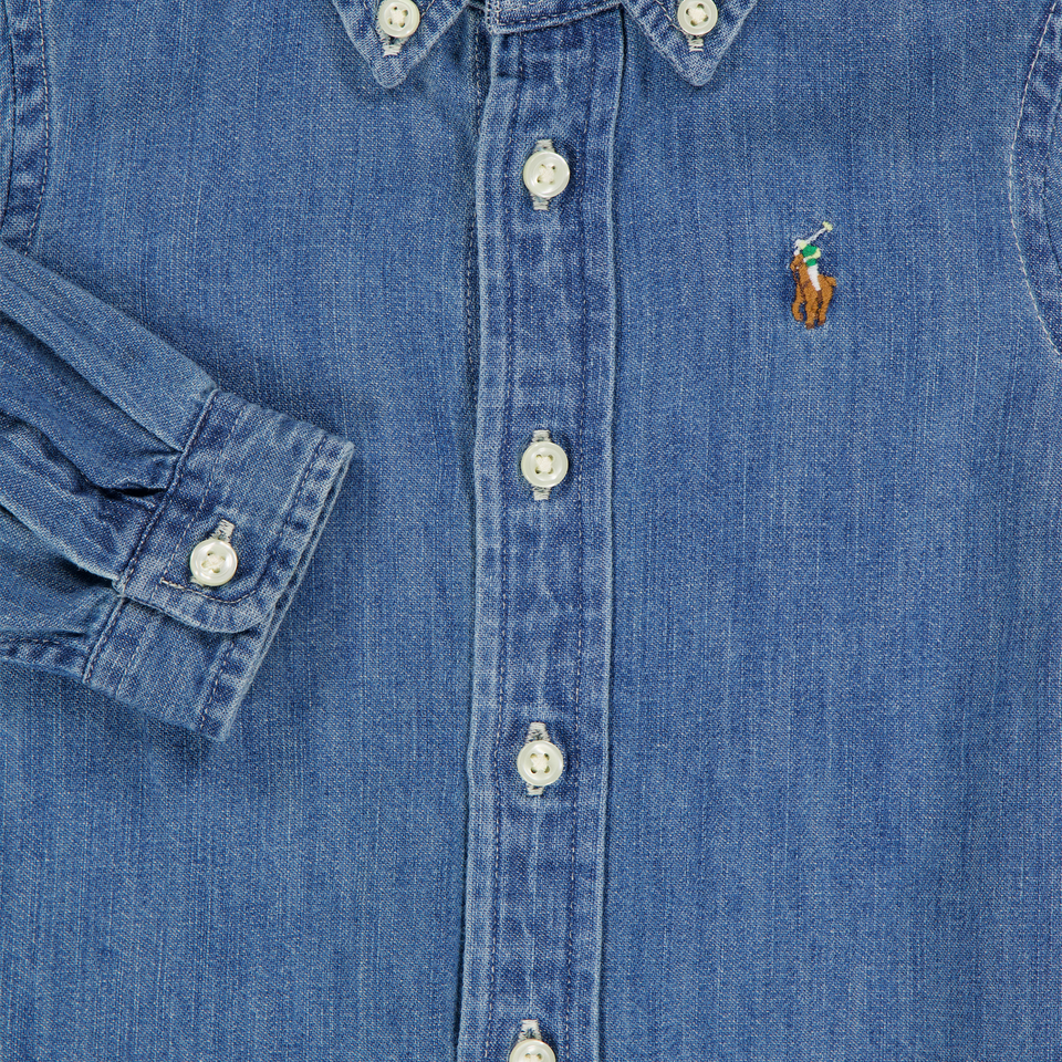 Ralph Lauren Bambino Ragazzi Camicetta dentro Blu