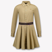 Ralph Lauren niños Chicas Vístete Caqui