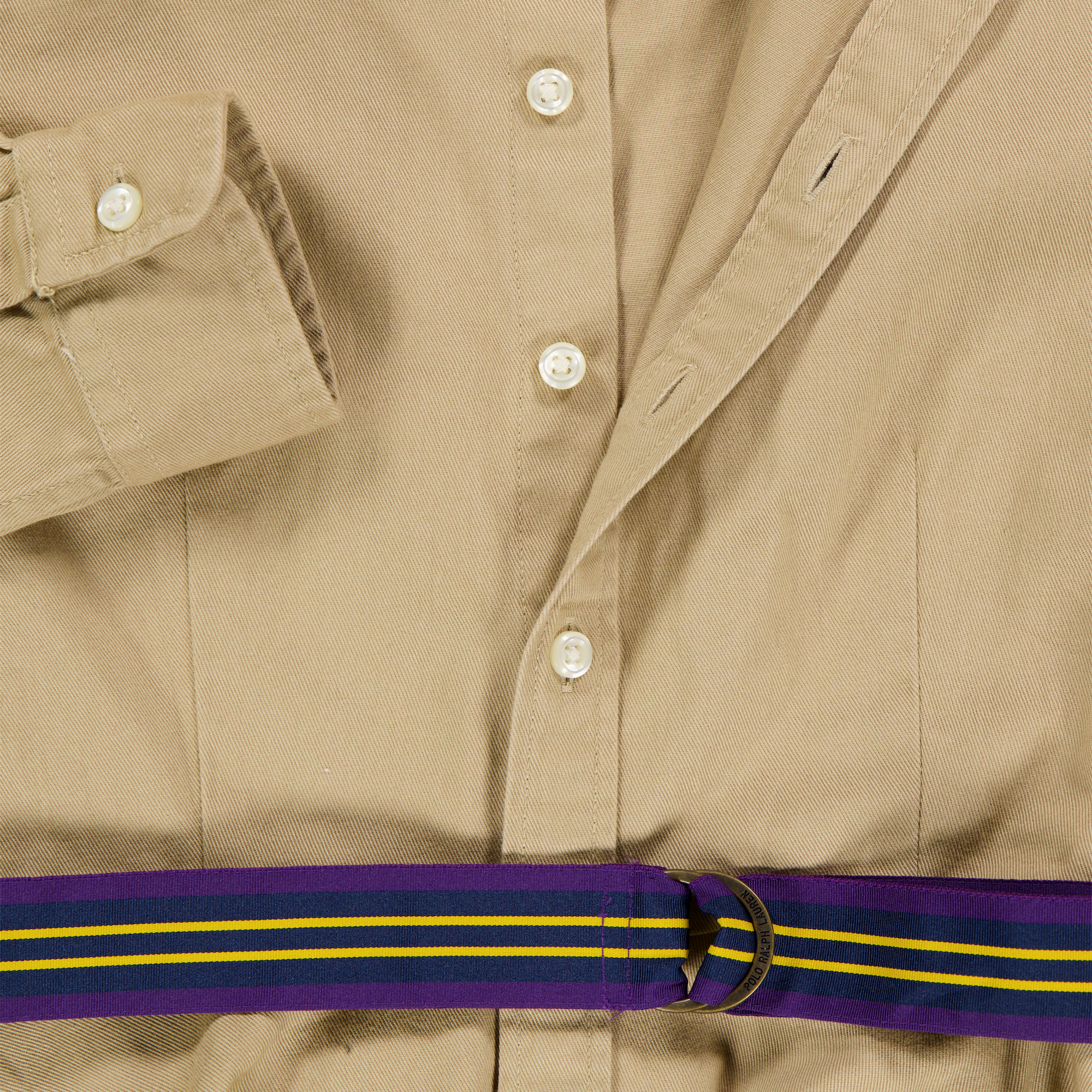 Ralph Lauren niños Chicas Vístete Caqui