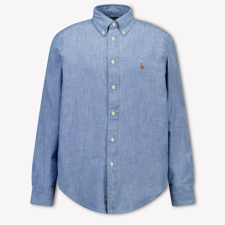 Ralph Lauren Kids Boys Blouse In Blue