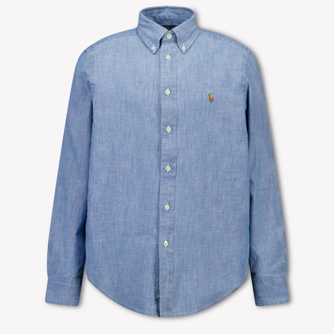 Ralph Lauren Bambini Ragazzi Camicetta dentro Blu