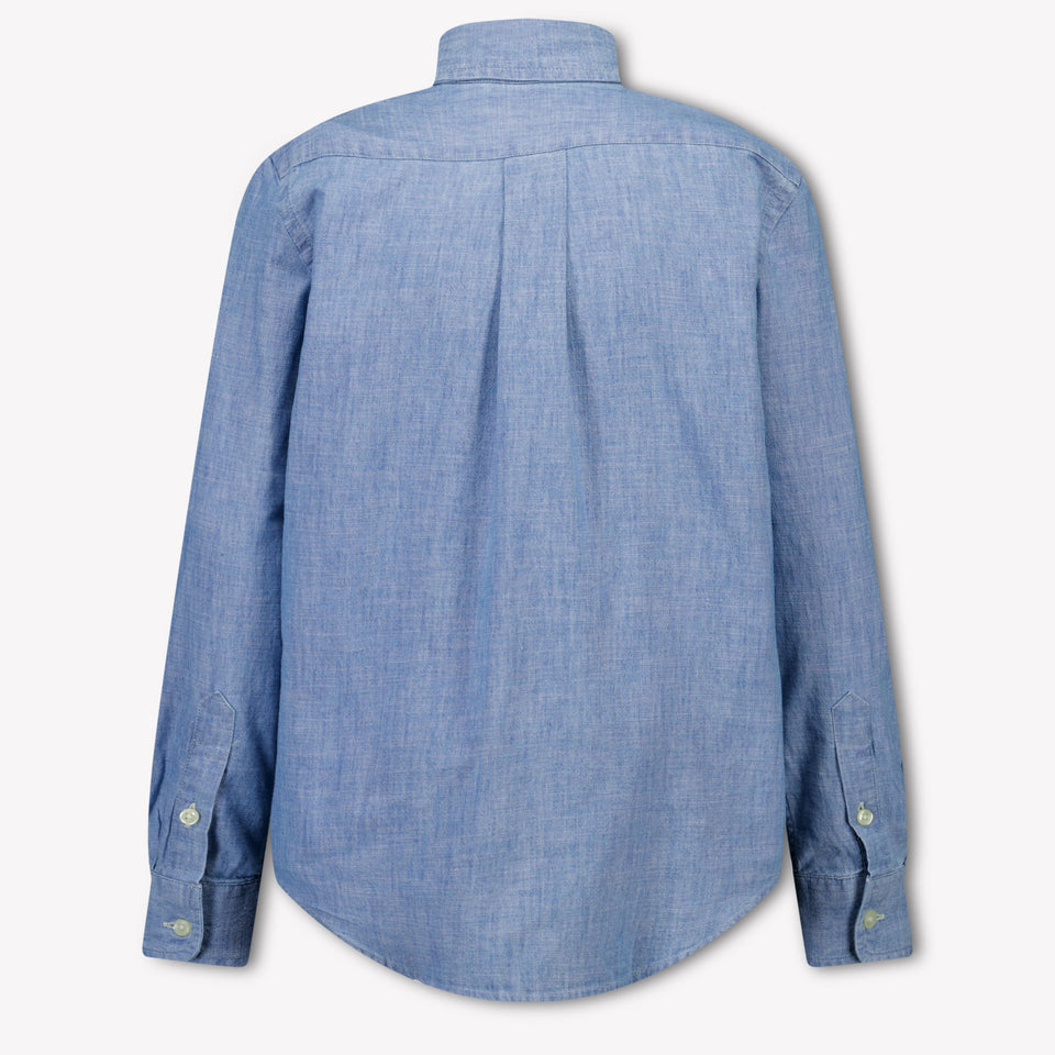 Ralph Lauren Enfants Garçons Chemisier Bleu