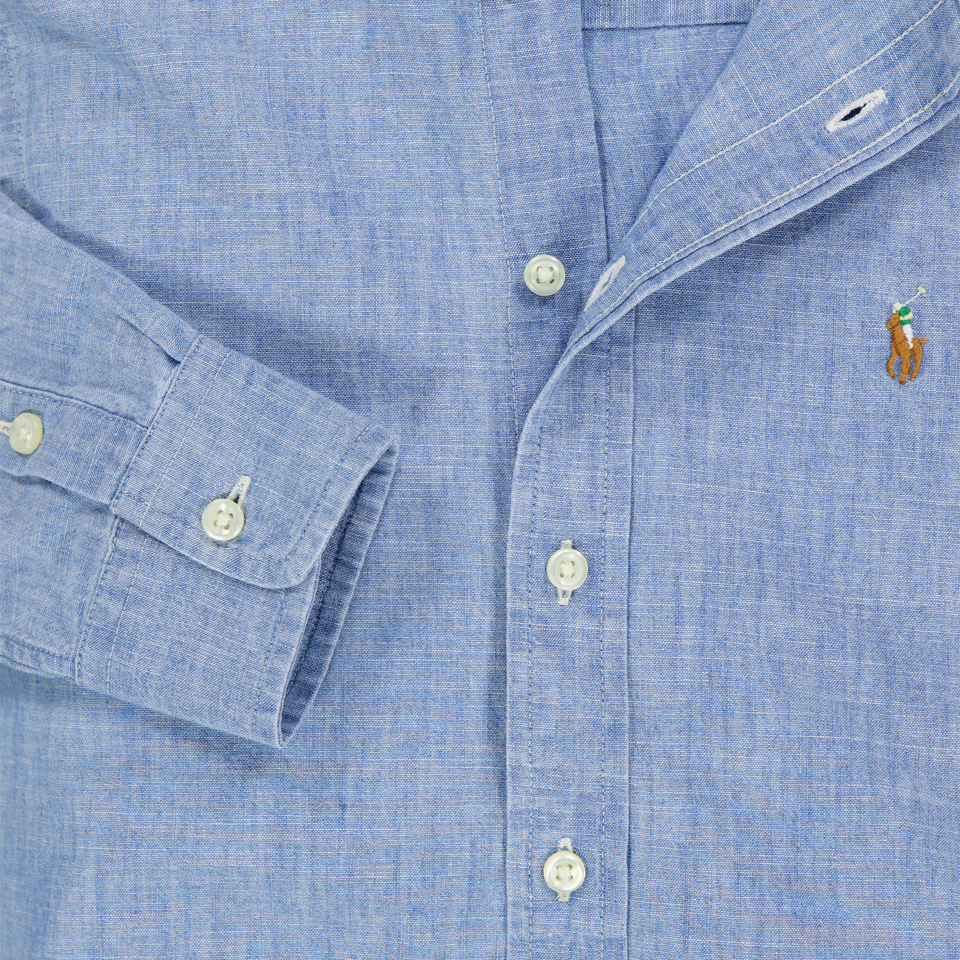 Ralph Lauren Enfants Garçons Chemisier Bleu