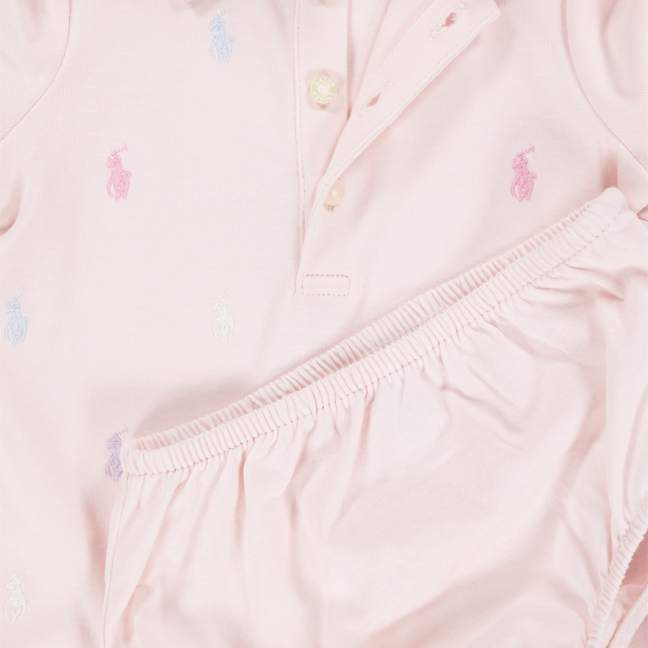 Ralph Lauren Baby Mädchen Zieh dich an Hellrosa