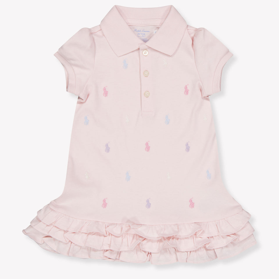 Ralph Lauren Bébé Filles Habillez-vous Rose Léger