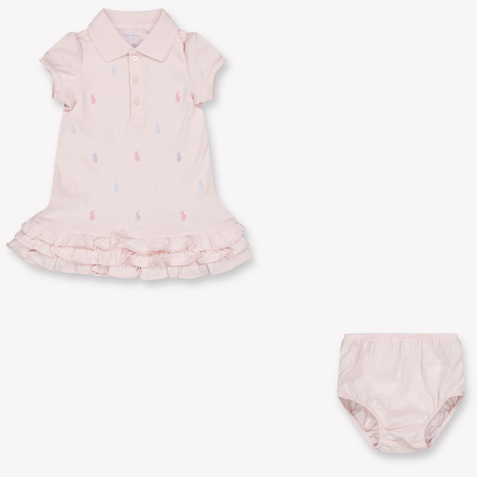 Ralph Lauren Bébé Filles Habillez-vous Rose Léger