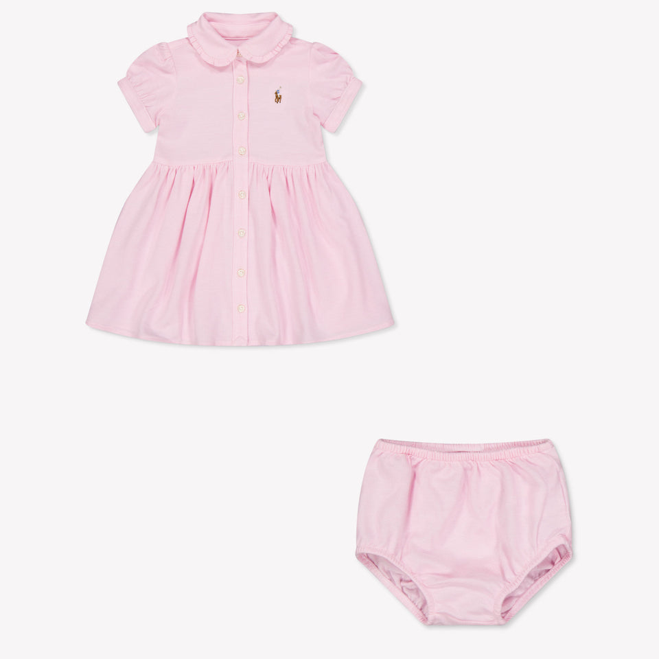 Ralph Lauren Bébé Filles Habillez-vous Rose Léger