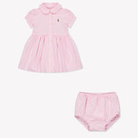 Ralph Lauren Baby Mädchen Zieh dich an Hellrosa