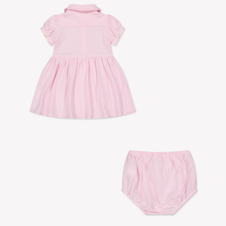 Ralph Lauren Bébé Filles Habillez-vous Rose Léger