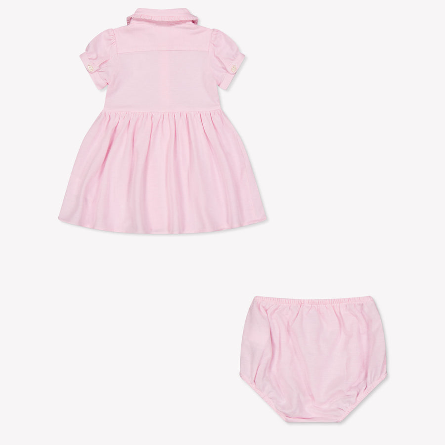 Ralph Lauren Baby Mädchen Zieh dich an Hellrosa