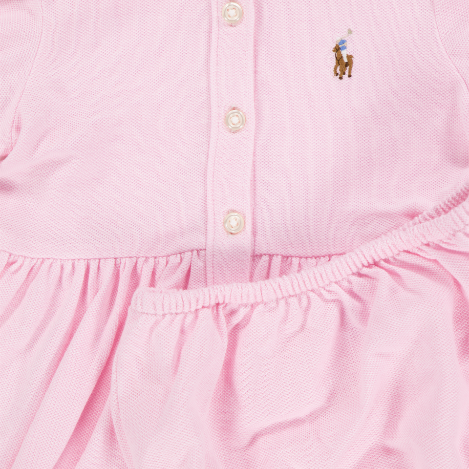 Ralph Lauren Bébé Filles Habillez-vous Rose Léger