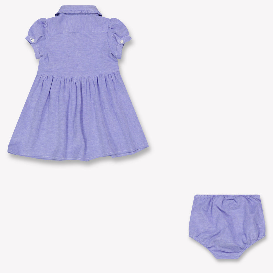 Ralph Lauren Bébé Filles Habillez-vous Bleu Clair