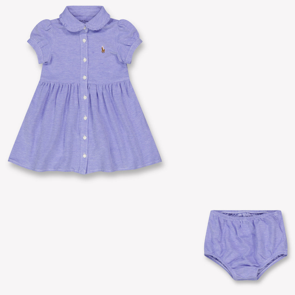 Ralph Lauren Bébé Filles Habillez-vous Bleu Clair